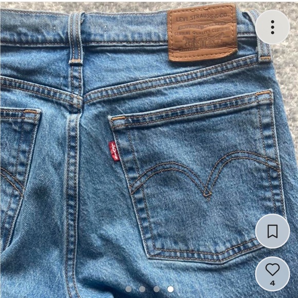 Aritzia Levi’s Wedgie Icon jeans size 2 - Picture 2 of 4
